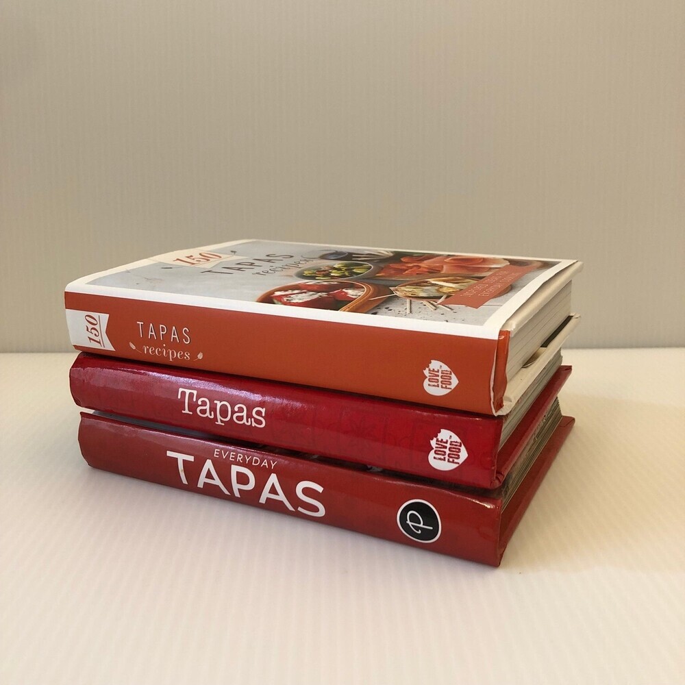 Tapas Cook Book Bundle Set of 3